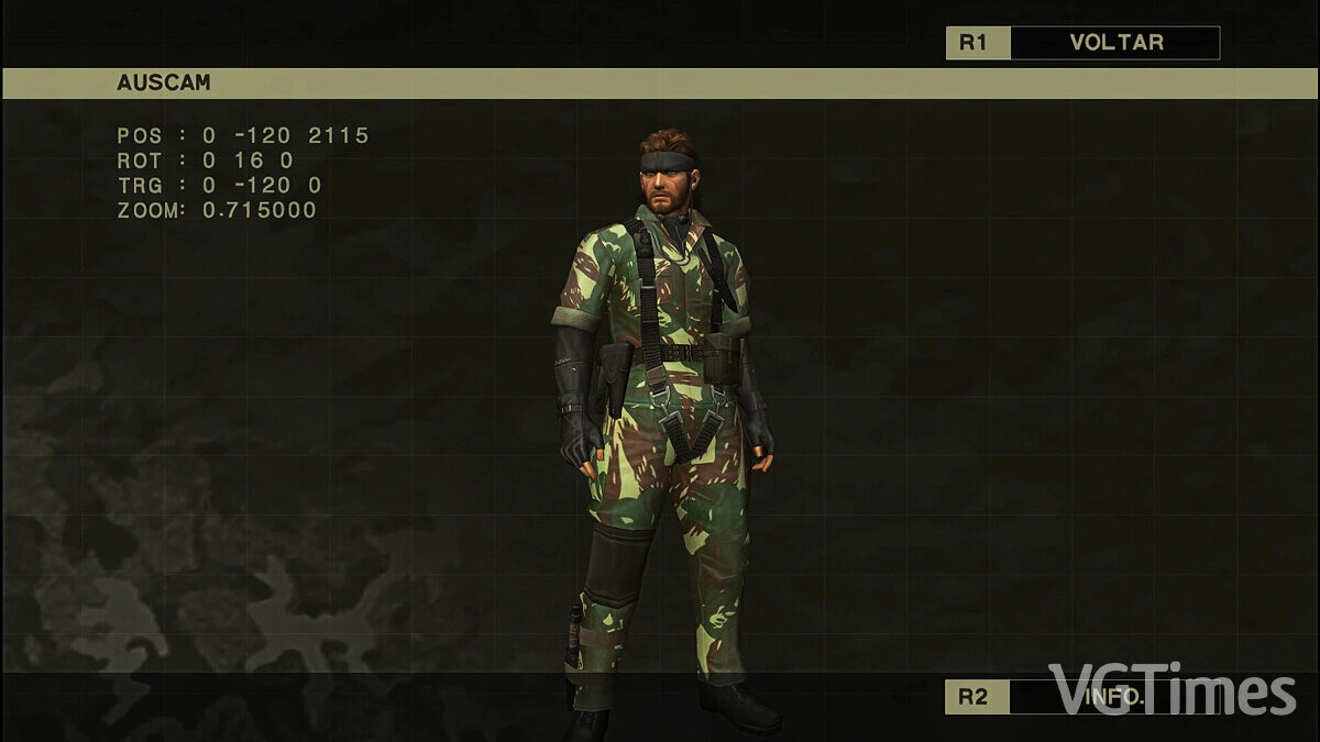 Metal Gear Solid 3: Snake Eater - Master Collection Version — Brazilian infantry camouflage