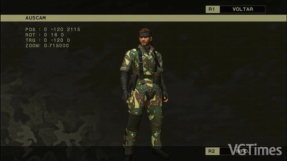 Metal Gear Solid 3: Snake Eater - Master Collection Version — Camouflage d'infanterie brésilienne