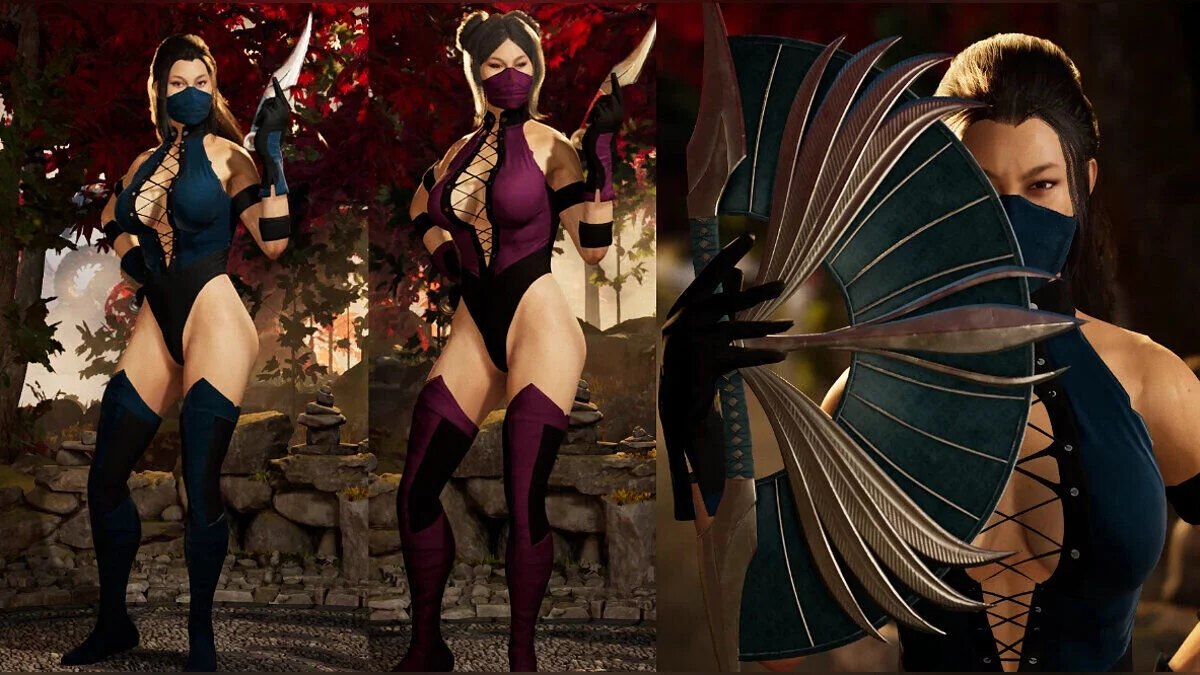 Mortal Kombat 1 — Kitana in a costume from the game Ultimate Mortal Kombat 3