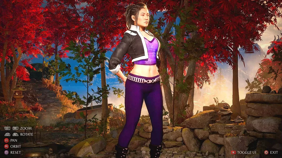 Mortal Kombat 1 — Li Mei disfrazada del juego Saints Row 3