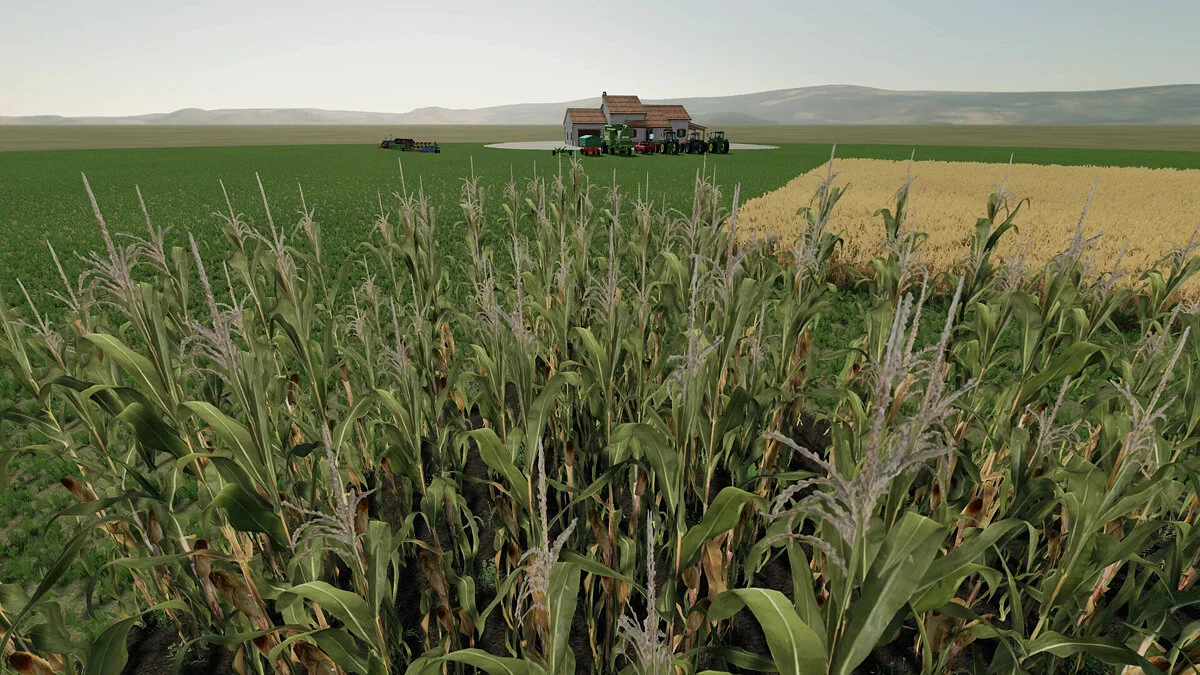 Farming Simulator 22 — Порожня плоска стартова карта