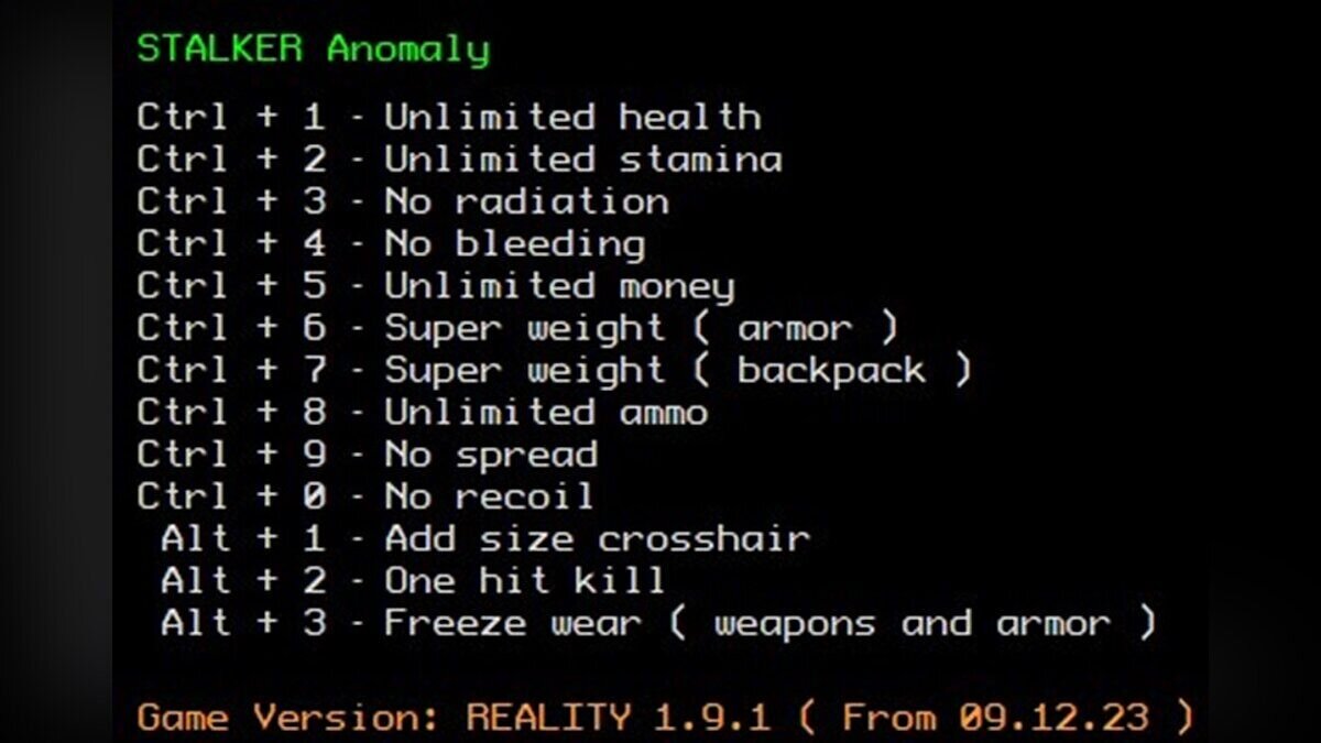 S.T.A.L.K.E.R.: Call of Pripyat — Trainer (+13) [1.9.1 From 09.12.23] — Stalker Reality (Anomaly)