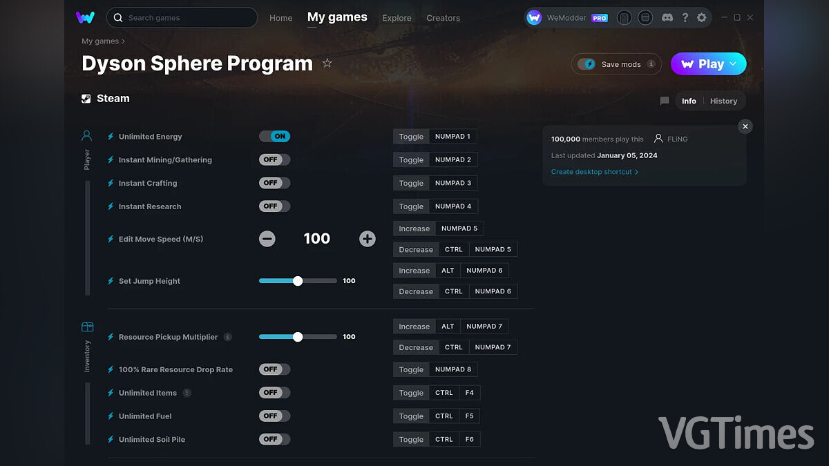 Dyson Sphere Program — Trainer (+16) from 01/05/2024 [WeMod]