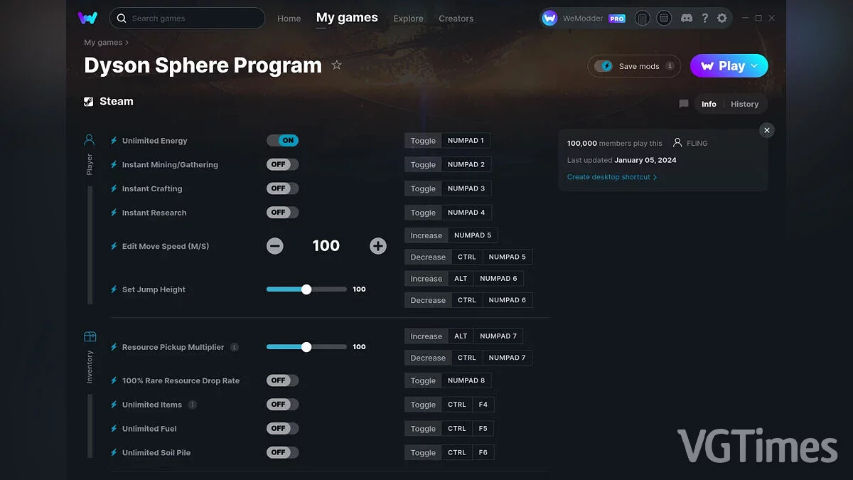 Dyson Sphere Program — Trainer (+16) from 01/05/2024 [WeMod]