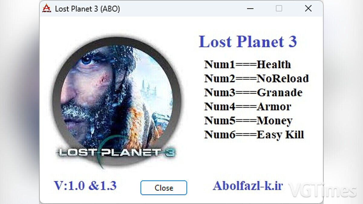 Lost Planet 3 — Trainer (+6) [1.0 / 1.3]