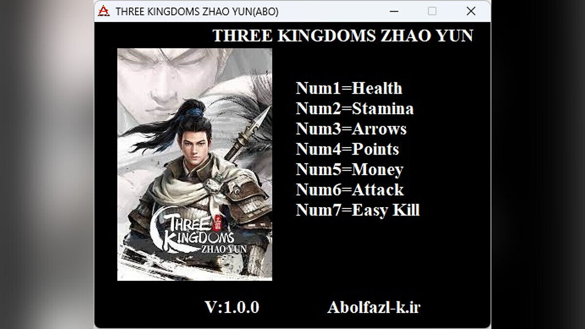 Three Kingdoms Zhao Yun — Trainer (+7) [1.0]