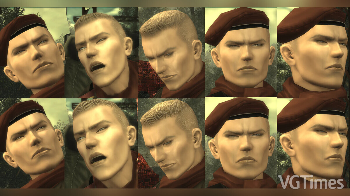 Metal Gear Solid 3: Snake Eater - Master Collection Version — Enhanced Ocelot Face