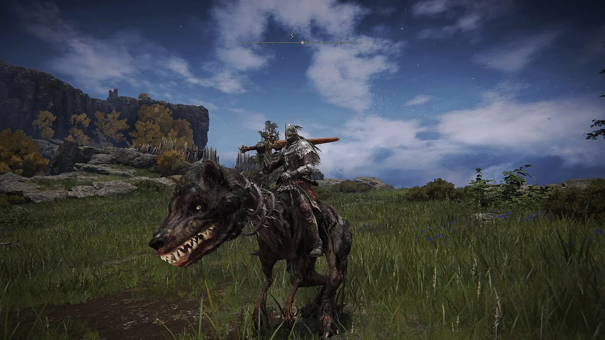 Elden Ring — Велетенська їздовий собака