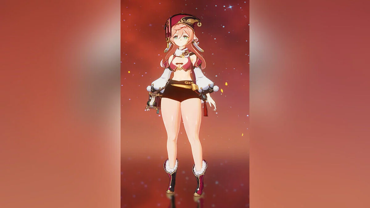 Genshin Impact — Янь Фэй с увеличенной попой