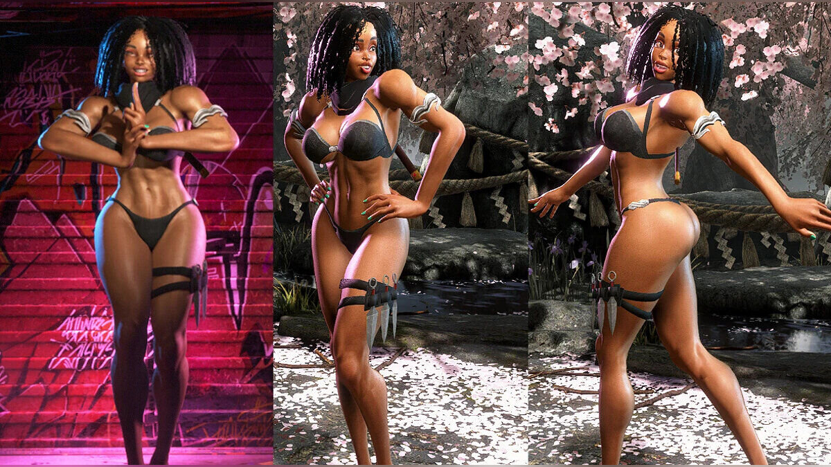 Street Fighter 6 — Kimberly in a bikini