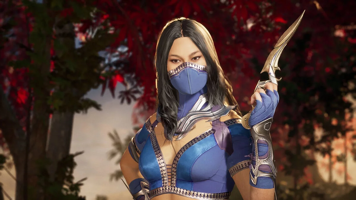 Mortal Kombat 1 — Kitana con el pelo suelto