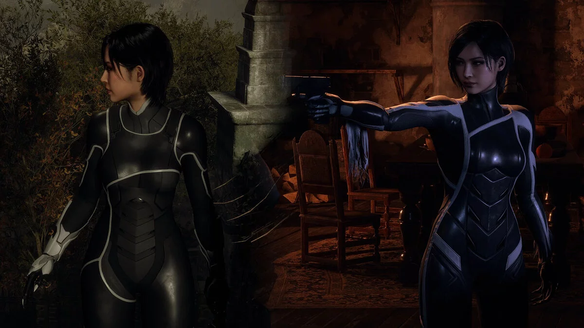 Resident Evil 4 Remake: Separate Ways — Black Cat Costume for Ada