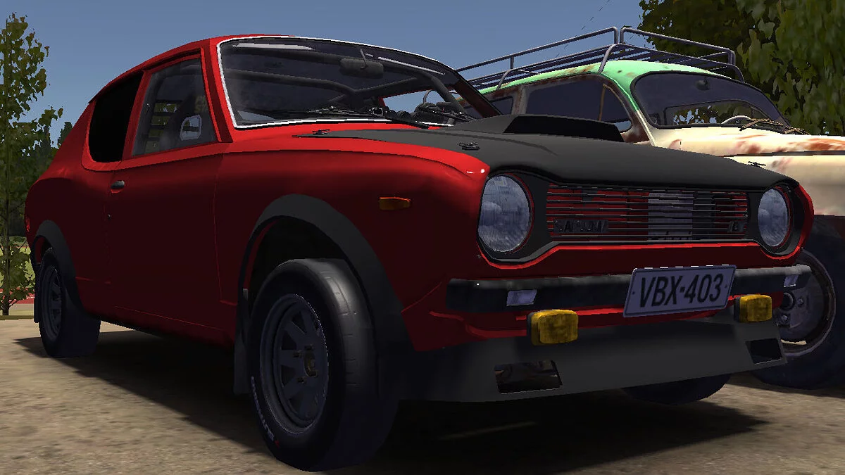 My Summer Car — Deporte Satsuma rojo