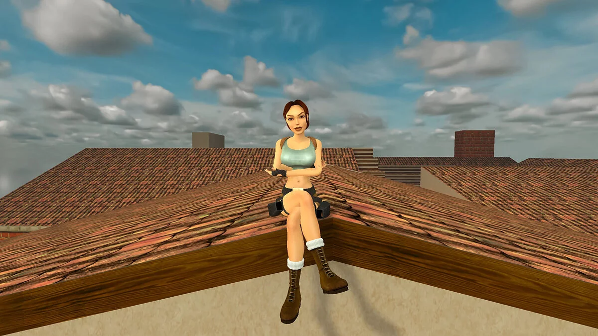 Tomb Raider 1-3 Remastered — Lara in a short top