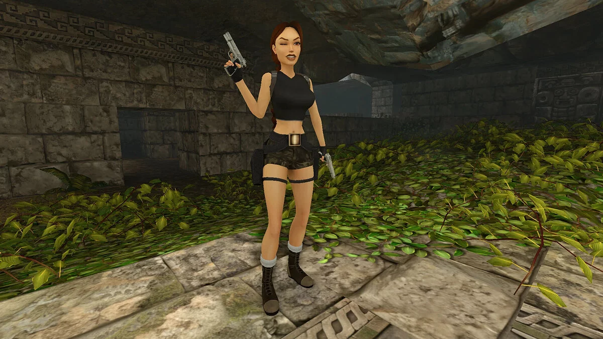 Tomb Raider 1-3 Remastered — Lara en pantalones cortos