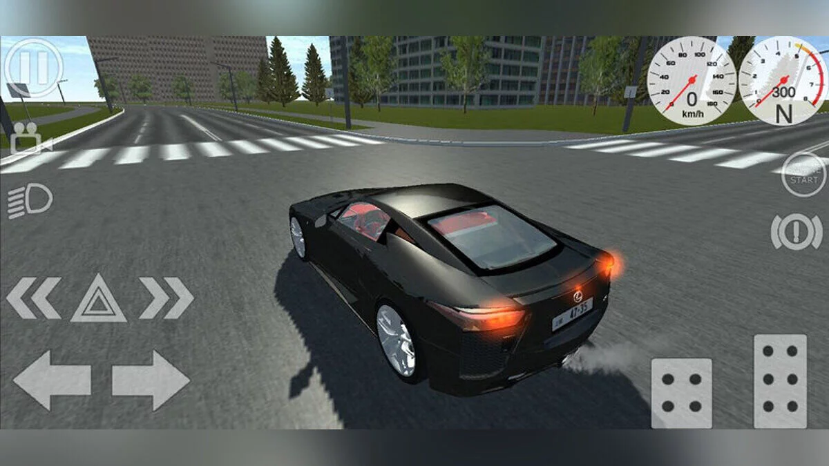 Simple Car Crash Physics Sim — Lexus LFA 2010