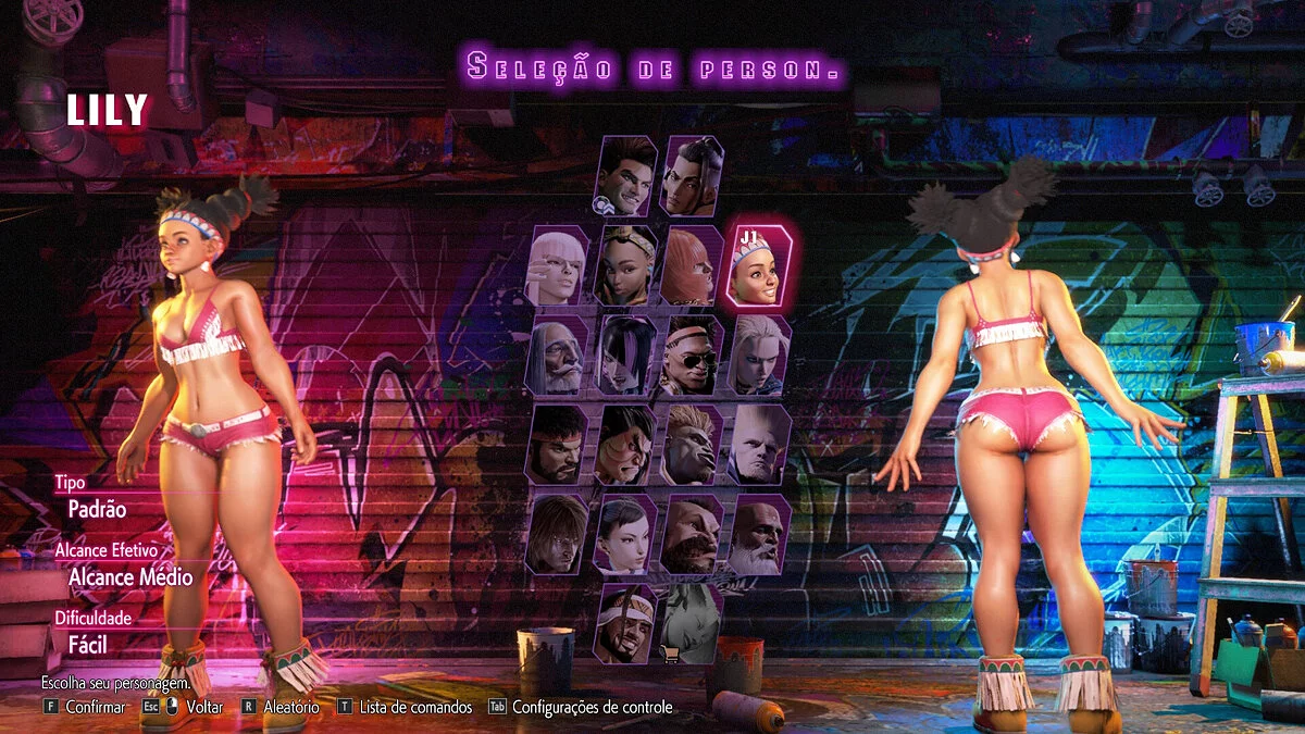 Street Fighter 6 — Lily sin poncho