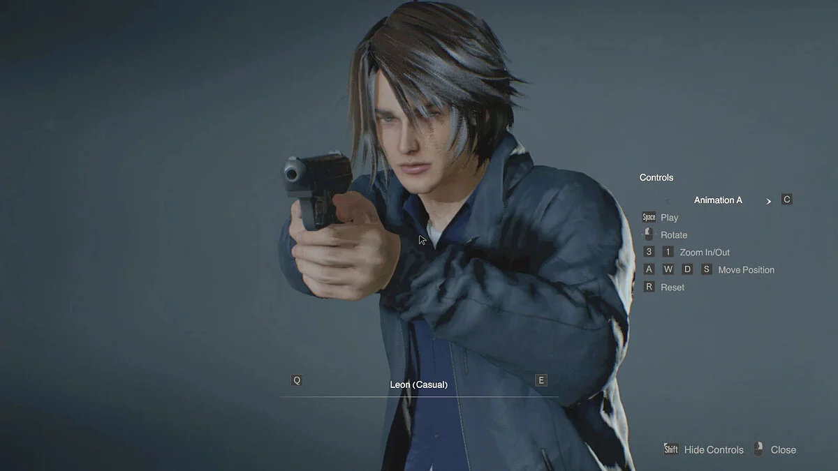 Resident Evil 2 — Squall's hairstyle from the game Final Fantasy