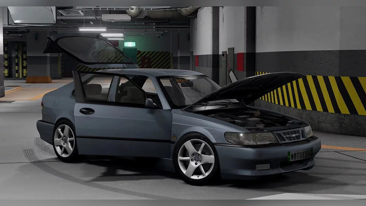BeamNG.drive — Saab 9-3 Aero Coupe 1999