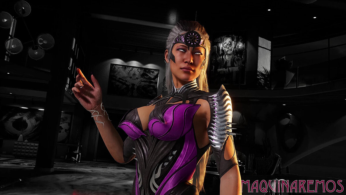 Mortal Kombat 1 — Sindel with big breasts