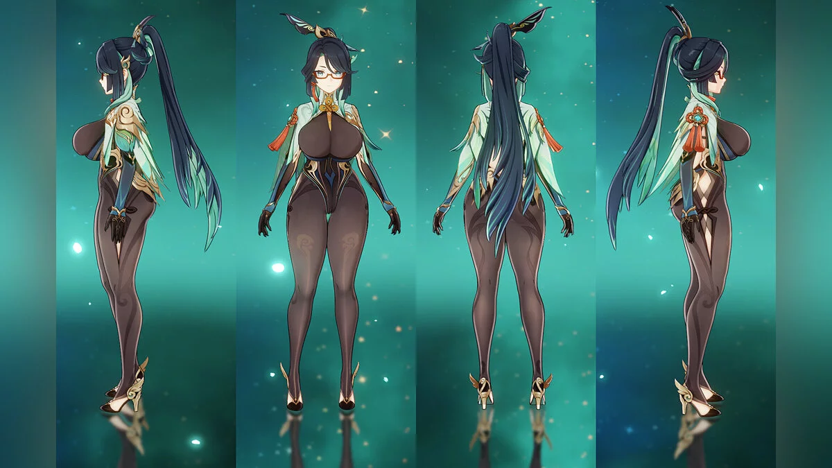 Genshin Impact — Сянь Юнь з великими грудьми та попою