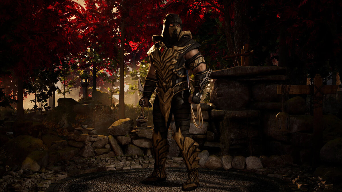 Mortal Kombat 1 — Scorpion from the game Injustice