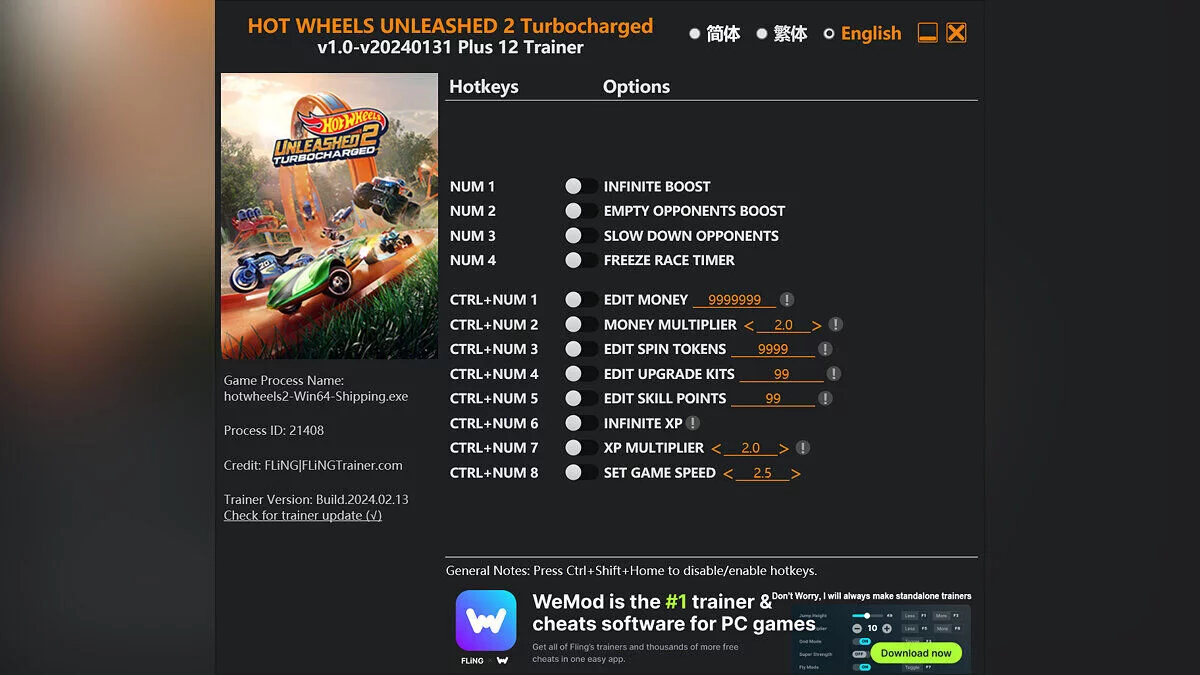 Hot Wheels Unleashed 2 - Turbocharged — Entrenador (+12) [1.0 - ACTUALIZADO: 31/01/2024]