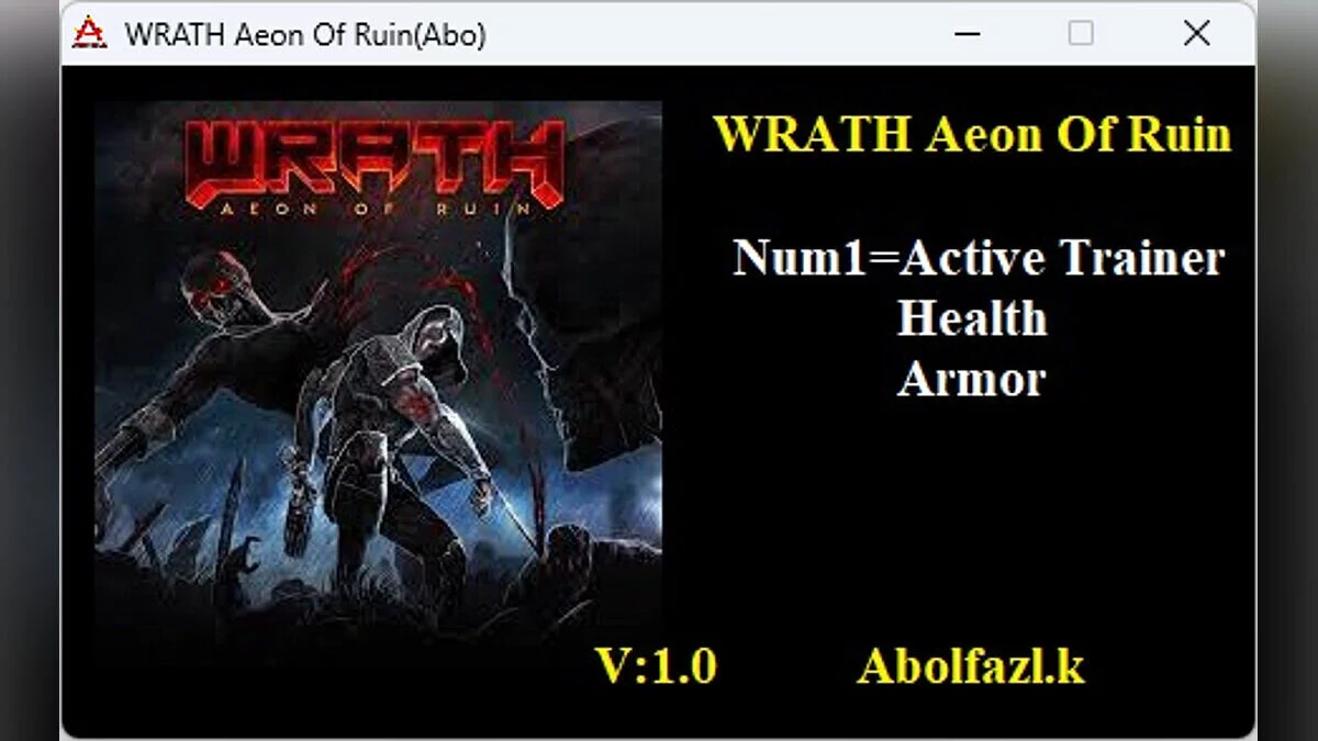 WRATH: Aeon of Ruin — Trainer (+2) [1.0]