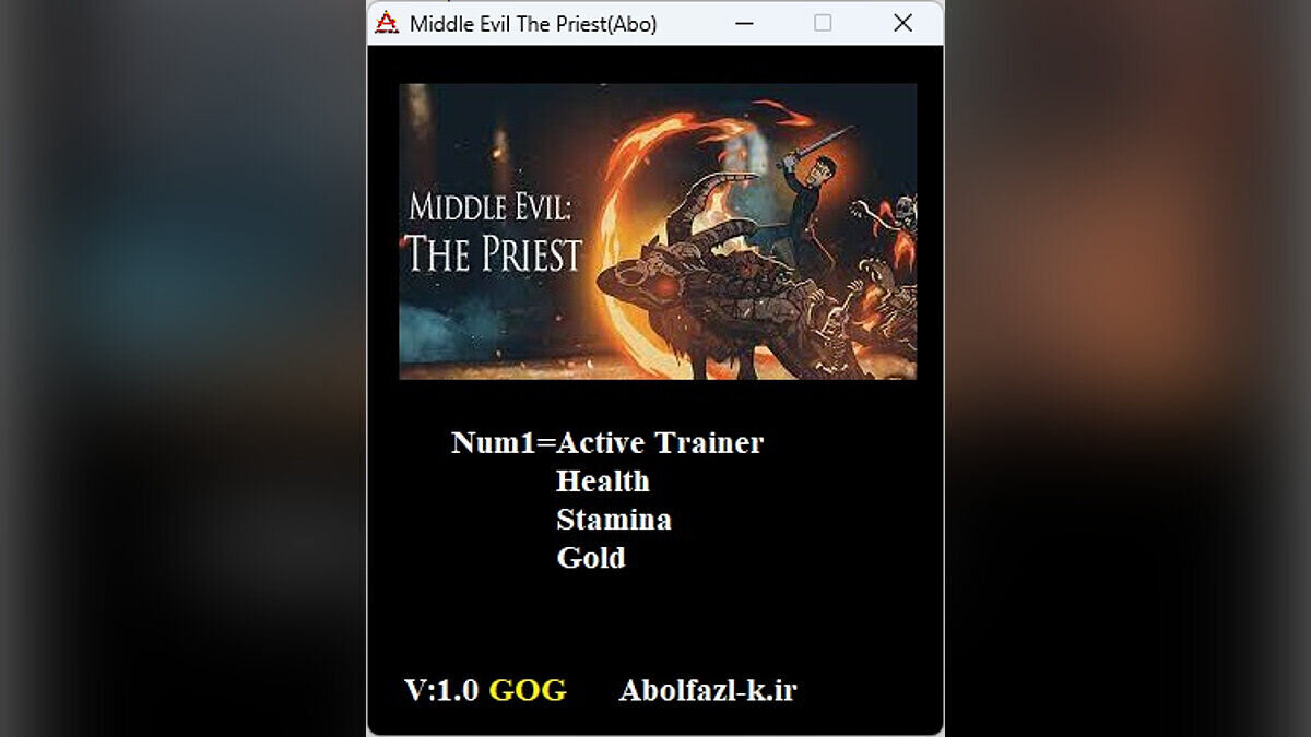 Middle Evil: The Priest — Trainer (+3) [1.0]