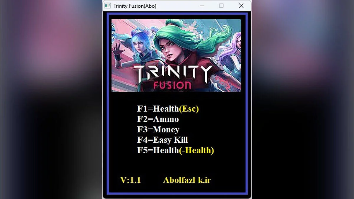 Trinity Fusion — Trainer (+5) [1.1]