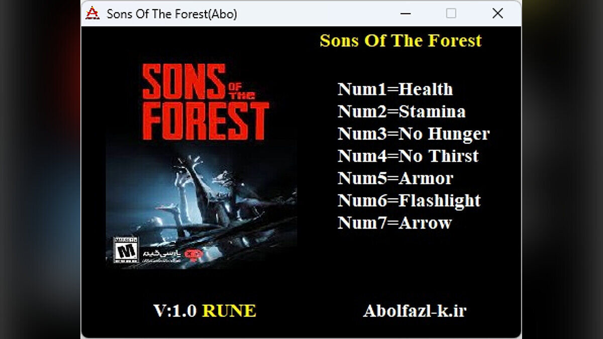 Sons of the Forest — Trainer (+7) [1.0]