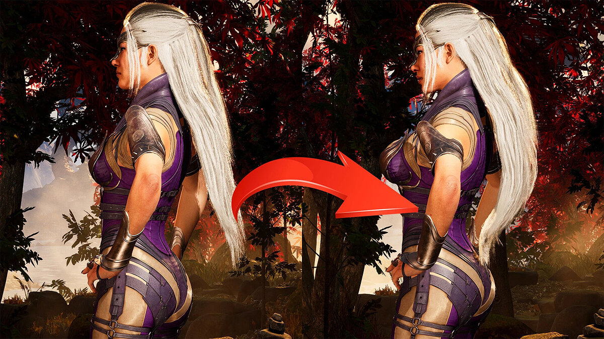 Mortal Kombat 1 — Sindel's Enhanced Body