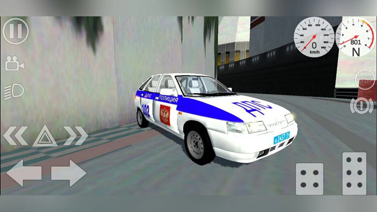 Simple Car Crash Physics Sim — VAZ 2112 (DPS)