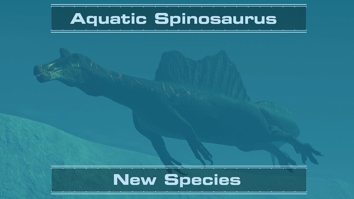 Jurassic World Evolution 2 — Aquatic Spinosaurus (new species)