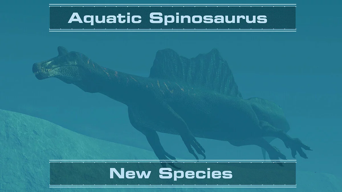 Jurassic World Evolution 2 — Spinosaurus acuático (nueva especie)