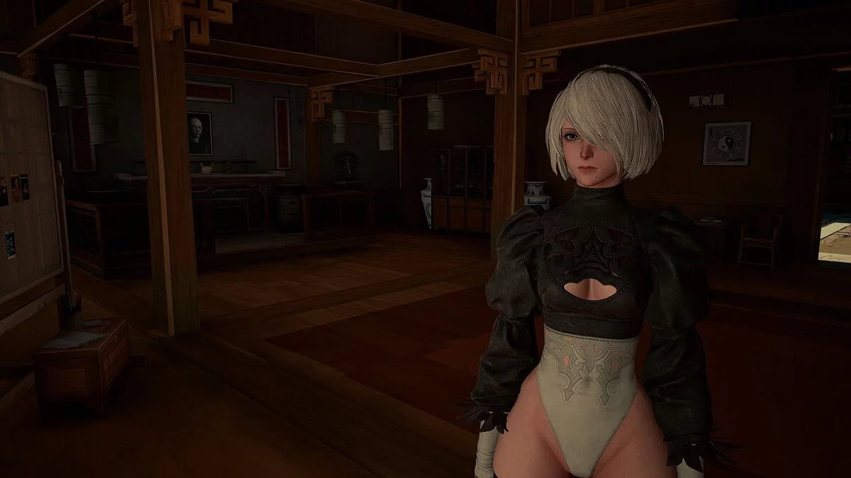 Sifu — 2B (Soulcalibur modeli) etek fiziği ile