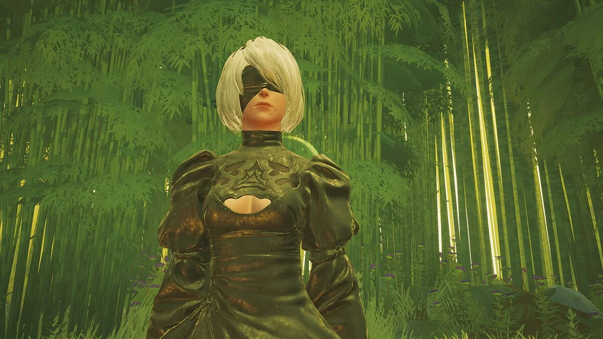 Sifu — 2B (Soulcalibur modeli) etek fiziği ile