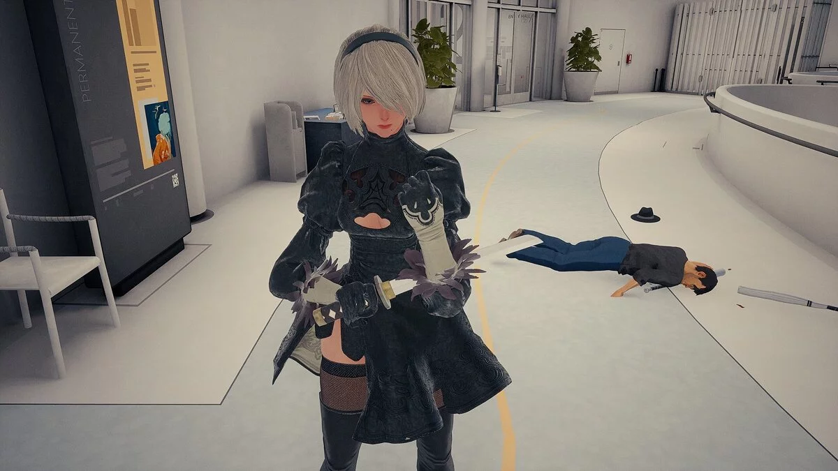 Sifu — 2B (Soulcalibur model) with skirt physics