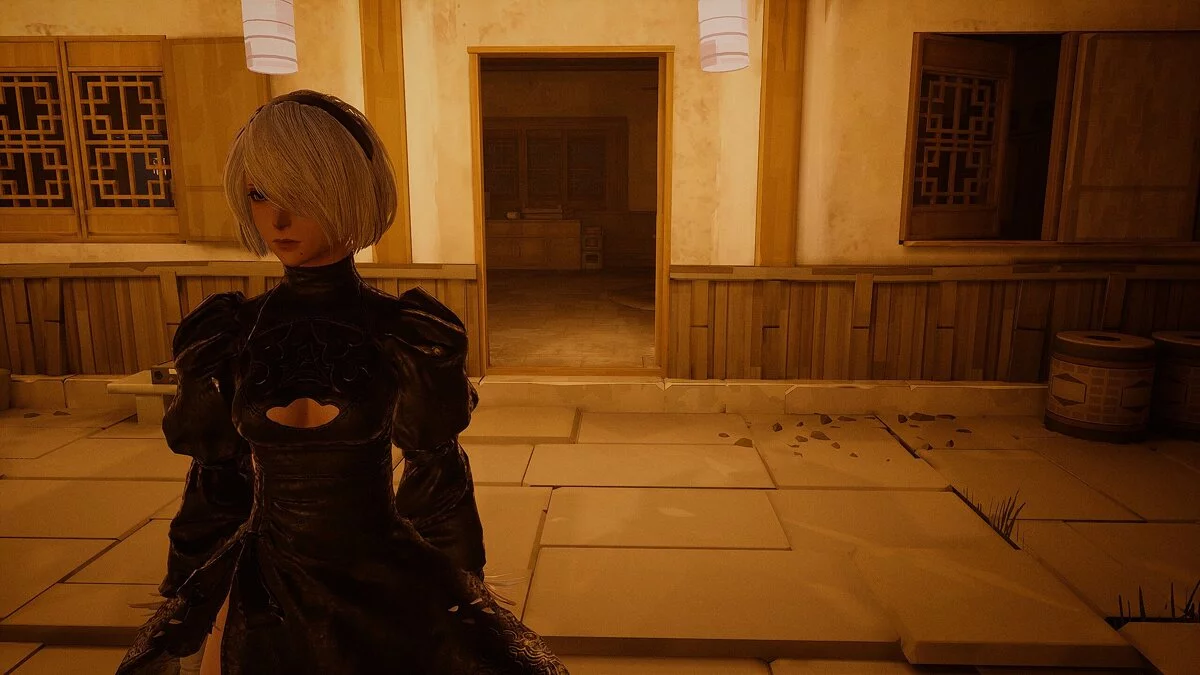 Sifu — 2B (Soulcalibur modeli) etek fiziği ile