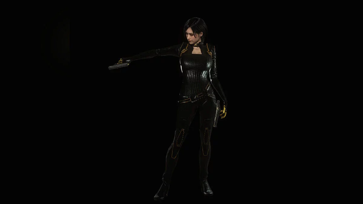 Resident Evil 4 Remake: Separate Ways — Ada vestida como Miranda de Mass Effect