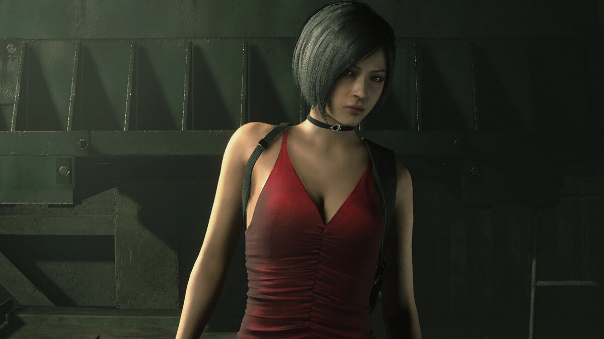 Resident Evil 2 — Ada in a dress without a bra