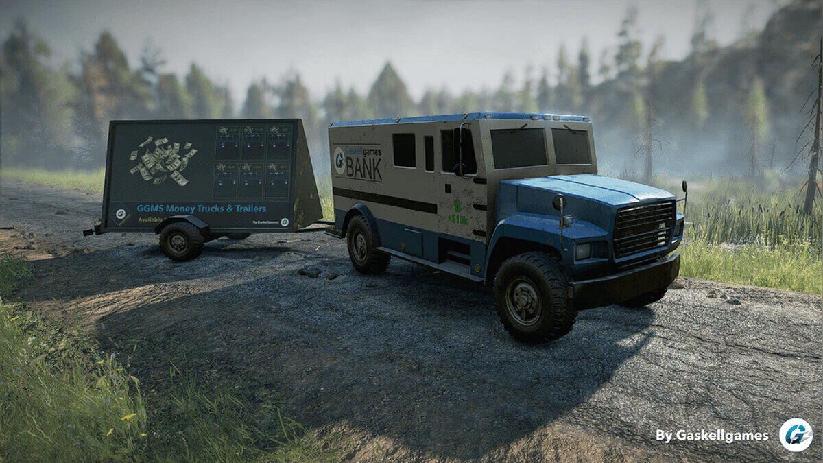 Expeditions: A MudRunner Game — Bank truck