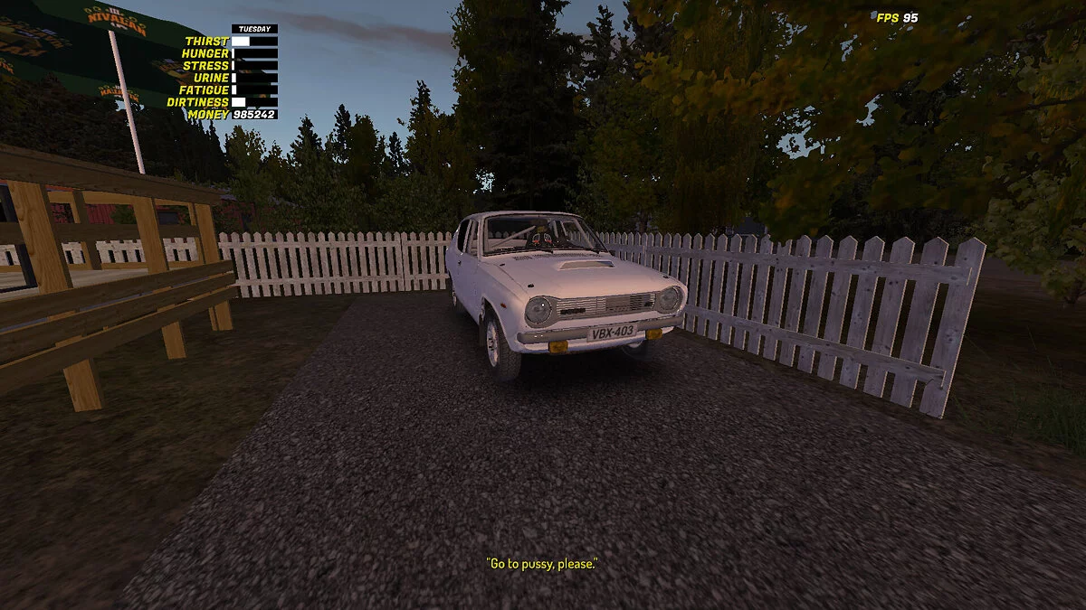 My Summer Car — White Satsuma