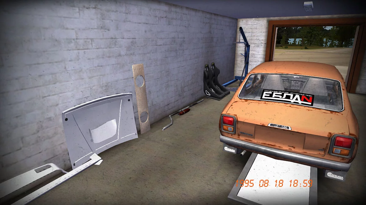 My Summer Car — Сток сатсума, тюнінг у гаражі, сюжет не чіпали, на рахунку 5 мільйонів марок