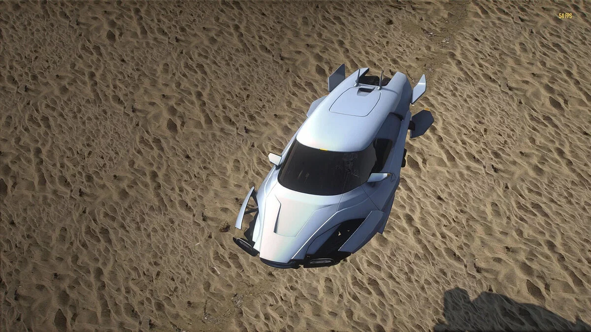 GTA 5 — Siberpunk Hovercar (deluxo) [Ekle | Animasyonlu Çatı]