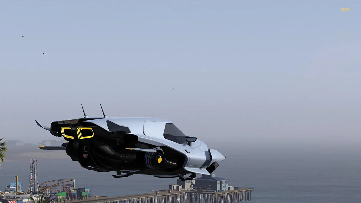 GTA 5 — Siberpunk Hovercar (deluxo) [Ekle | Animasyonlu Çatı]