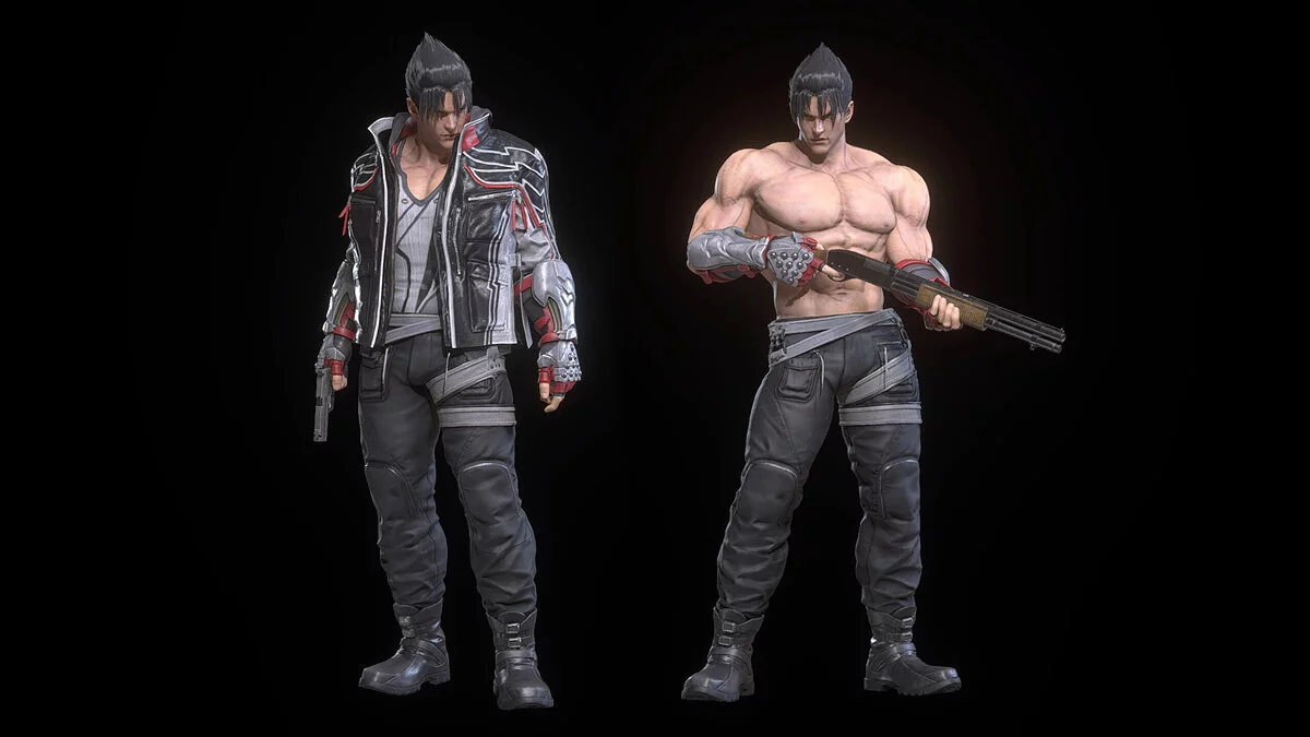 Resident Evil 4 Remake (2023) — Jin Kazama from the game Tekken 8