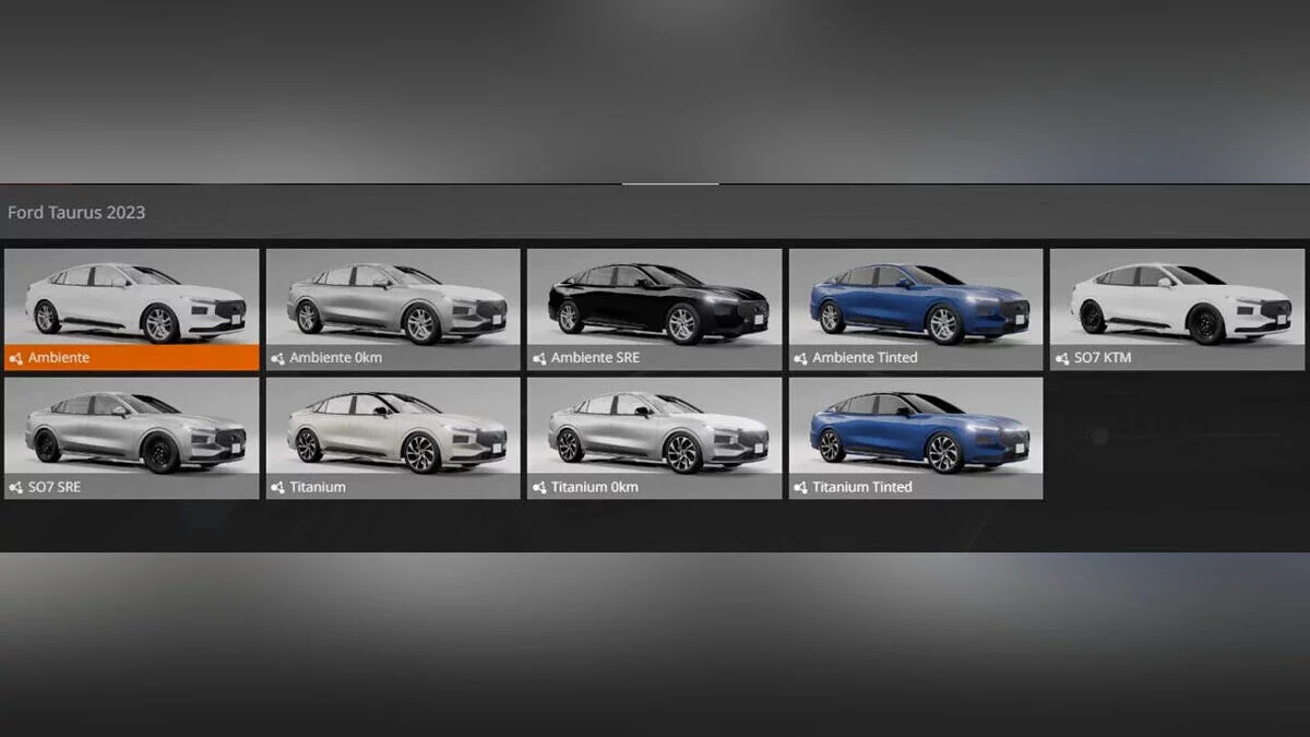 BeamNG.drive — Ford Taurus 2023-2024