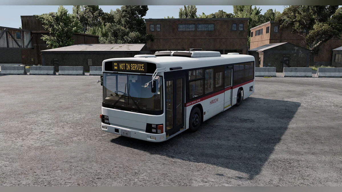 BeamNG.drive — Hirochi Aero japanese bus