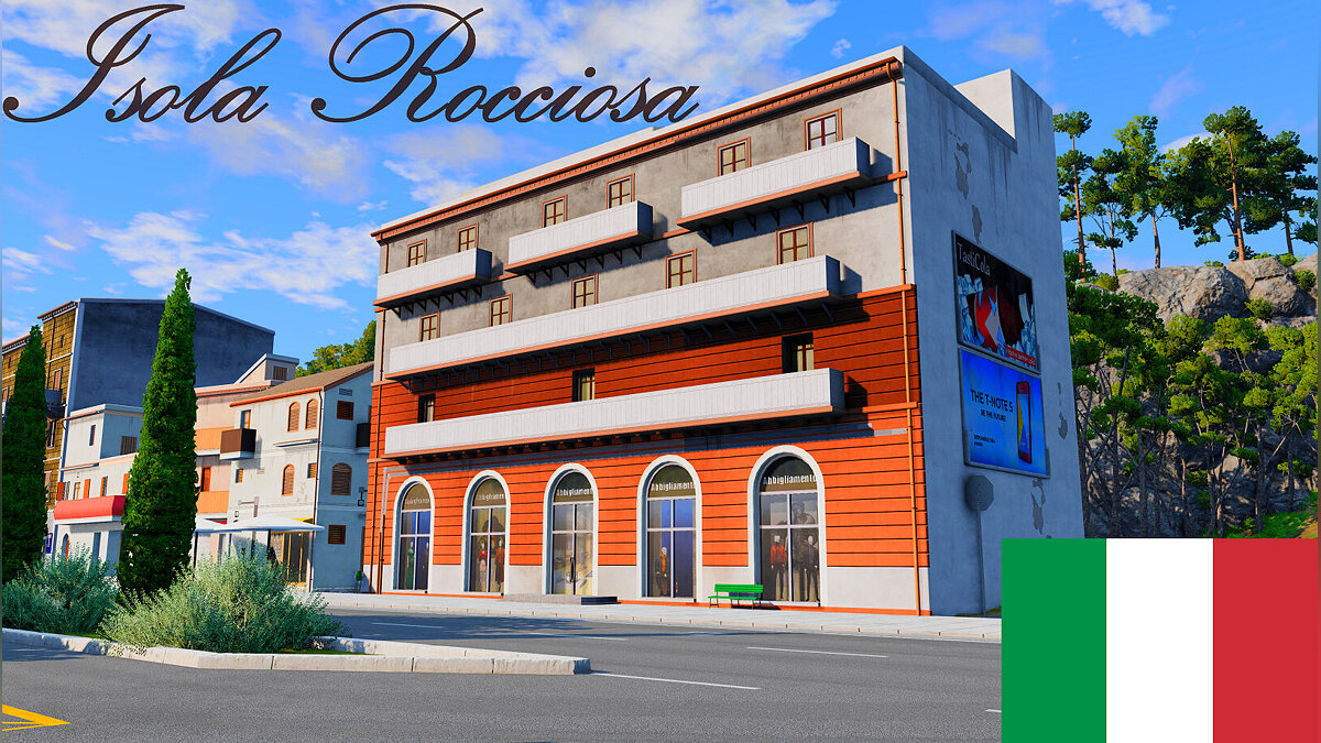 BeamNG.drive — Isola Rocchiosa - a small, quiet Italian island